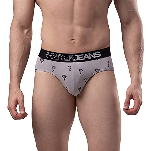 Image of Underjeans Men Cotton Blend Brief - Pack of 2