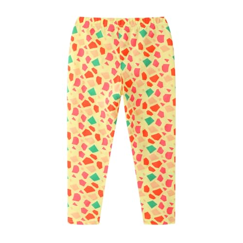 Image of HILEELANG Toddler Girl Easter Outfit Spring Summer Cotton Leggings Pants Tees Shirts Clothing Sets