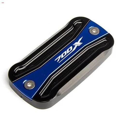 Tapa de depósito de líquido de frenos en azul y negro para moto Honda NC700 S/X