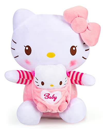 Cute Kitten Plush Toys Doll, Soft Cat Plush Toy Kitty Stuffed Animal Toys, Great Gift For Girls And Fans (Pink,13‘’) #TOP20