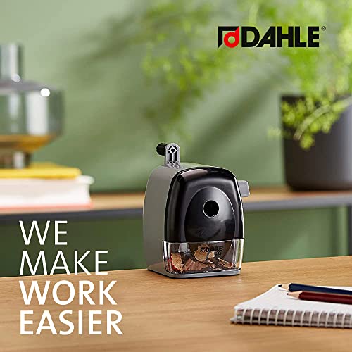 Dahle 133 Manuelle Spitzmaschine (Anspitzer für Stiftdurchmesser bis 11,5 mm) grau/schwarz