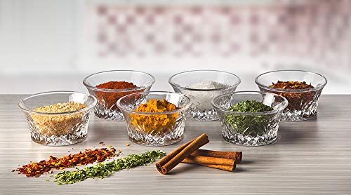 Godinger Bowl Set - Mini Crystal Prep, Dip, Dessert, Bar Dish Bowls - Set Of 6, 2Oz #TOP1