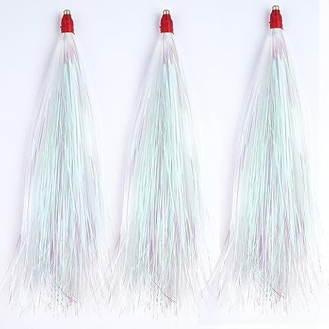 VATEICO 12pcs Mylar Fishing Teasers Cover