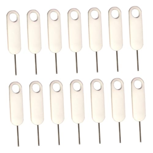 MAGICLULU 20 pièces Outils Éjecteurs Sim Métal pour Smartphone Aiguilles Ouverture Faciles à Utiliser pour Retirer Cartes Sim
