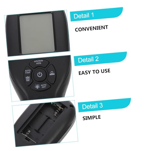 Medidor de espesor de recubrimiento ULTECHNOVO, ligero y preciso para mediciones automotrices, diseño ergonómico no deslizante, ideal para vehículos usados miniatura 5