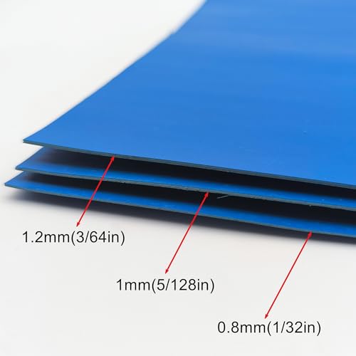 Image of Gasket Making Material Paper Sheet High Temp Pressure Chemical Grade for Gasoline Diesel Oil Air Compressor DIY Rebuild Sealing (1508, 3 Pcs, Blue, Non Asbestos)