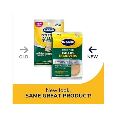 Dr. Scholl's Extra Thick Callus Removers 4 Cushions ea.(Packs of 2)