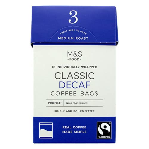 Marks and Spencer Decaf Coffee Bags 75g