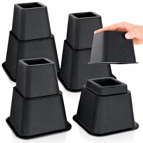 Vive Bed Risers Heavy Duty (4 Pack - 3 Inch...