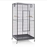 Wellensittiche als Haustiere 4 Goldenfellnase Montana Cages ® | Voliere für Wellensittiche, Nymphensittiche, Sittiche, kleine Papageien Vogelkäfig Käfig Sydney I