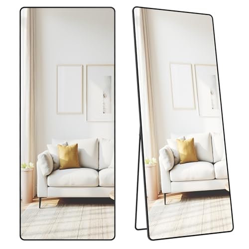 SONGMICS Ganzkörperspiegel, 165 x 60 cm, rechteckiger Standspiegel, Rahmen...
