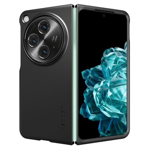 Spigen Thin Fit for OnePlus Open Case, OnePlus Open Back Cover - TPU+Poly Carbonate｜Black