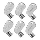 HOMSFOU 6pcs Macchinari Da Costruzione Chiave Mini Escavatore Chiavi Ferro Argento
