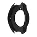 LDFAS Gear S3 Case, Silicone Shock-Proof and Protector Cover Compatible Samsung Galaxy Watch (46MM) / Gear S3 Frontier Smartwatch(Not Fit Gear S3 Classic), Black