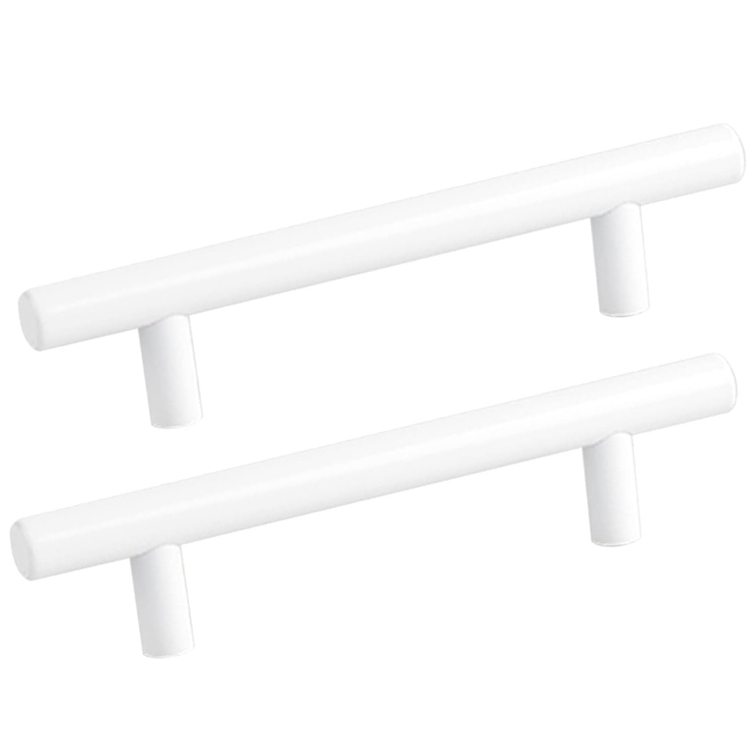 Poignées de cuisine blanches pour penderie et grand tiroir de commode en aluminium 352mm