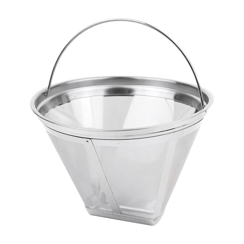 CTRLZS Coffee Filter Coffee Maker Reusable Stainless Steel 4 Cone Coffee Filters for Coffee Maker, Accessories