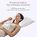 JOLLYVOGUE Euro Size Pillows Set of 2, 26'' x 26'' Cooling Bed Throw Pillows with Super Soft Down Alternative Fill, Luxury Fluffy Hotel Quality for Bed, Couch, and Sofa