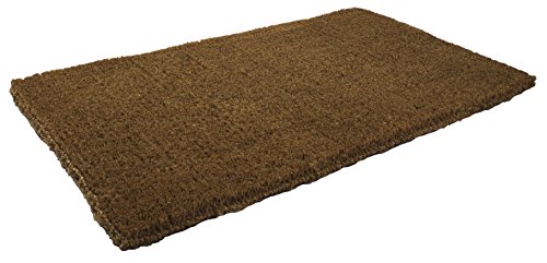 Entryways Blank Extra Thick Handmade, All-Natural Coconut Fiber Coir Doormat 18" X 30" X 1.5" #TOP2