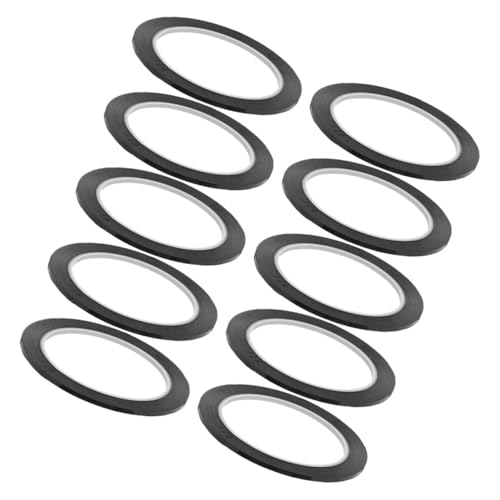 Cintas para pizarra de líneas negras 3cm x 66m en pack de 10 unidades adhesivas