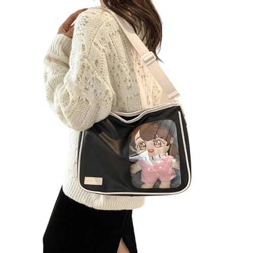 Chic Transparent Purse Large Capacity Shoulder Crossbody Bag for All Occasions2