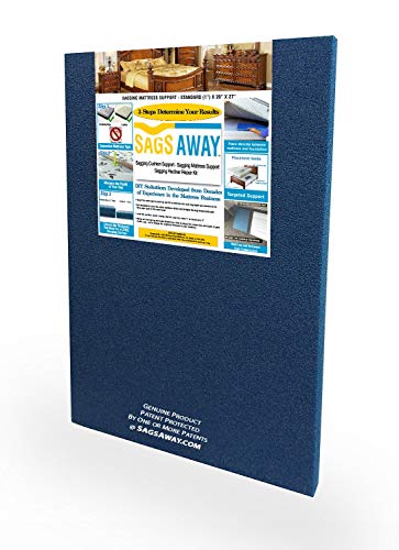 SagsAway Ultimate Sagging Innerspring or Latex Mattress Repair System. Directly Target A Sag In Any Twin, Full, Queen,or King Size Up To 14 Inches Thick. Not for Memory Foam, Tempurpedic, or Air Beds