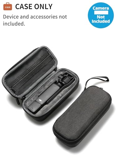 Image of M.G.R.J Portable Carrying Case Cover for DJI Osmo Pocket 3 Camera (Hard|EVA|Black) (Camera is not Included)