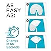 QuickChange Men's Incontinence Wrap, Maximum Absorbency Folding Pad Designed for Men with Reduced Mobility. Fits Inside Diapers or Briefs. (10 Count Trial Pack)