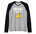 Giocattolo da bagno in gomma I Rubber Ducky è il mio animale Maglia con Maniche Raglan