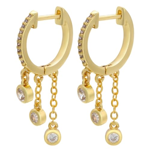 Boucles d'oreilles créoles à pampilles pour mariage et look chic