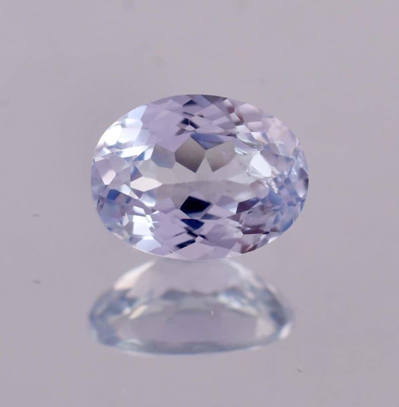Aigue-marine naturelle de 10x8 mm ovale pour la création de bijoux DIY - 3