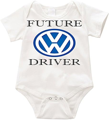 TallyWear USA Future VW Driver funny onesie Romper
