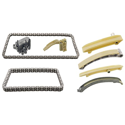 febi bilstein 106146 Steuerkettensatz mit Gleitschienen und Kettenspanner, 1 Stück