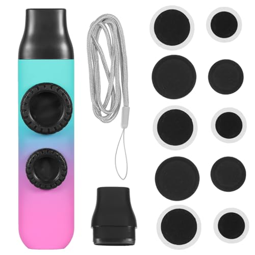 BESPORTBLE 1Set Portable Kazoo Instrument Dual Adjustable Tone Kazoo for Adults Durable and Easy to Play Fun Musical Activity for Family and Friends