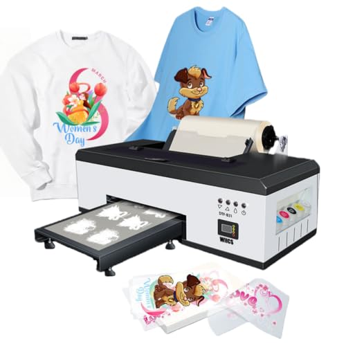 A3 DTFプリンター 、DTF転写印刷機、DIY Tシャツ用フィルムプリンター、白インク循環と自動クリーニング機能付き、DIY印刷用、衣類、帽子、靴、ハンドバッグ、おもちゃなどに適しています - PASUNY - 商品画像