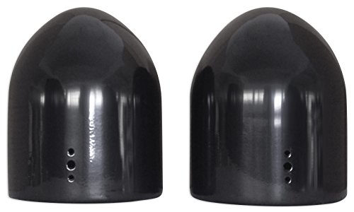 Pair Rockville Mac80B 7.7" Black Aluminum Wakeboard Tower Speaker Pod Enclosures #TOP2