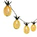 GIGALUMI Pineapple String Lights, 10ft 10 LED Fairy String Lights Battery Operated for Christmas Home Wedding Party Bedroom Birthday Decoration (Warm White) …