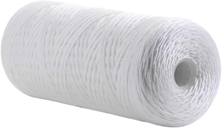 IPW Industries Inc. (PC10-P) 10" x 4.5" Whole House Heavy Duty String Wound Sediment Pre-Filter 5 Micron (1 Pack)