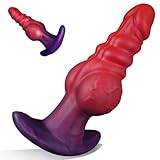 Knot Analplug XXL Silikon Monster Buttplug für Männer Frauen Fantasy Anal Dildo XXL Analdehner für Prostata Stimulation Männer Analspielzeug Sexspielzeug Analplug Butt Plug Analdildo Großer Dildo