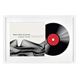 MCS Groove Record Album Frame, White, 16.5 x 25 in