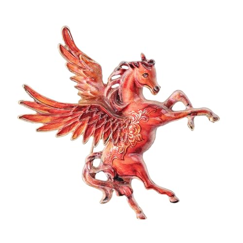 Delicate Mythical Flying Horse Corsage Pin Brooch Lightweight Wear Resistant Alloy Crafted Badge Pin Present Collar Pin