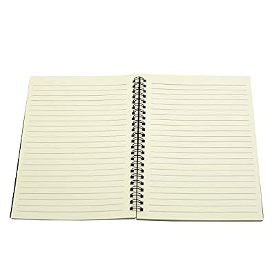 Yansanido Spiral Notebook, 6 Pcs A5 Craft Softcover 8mm Ruled 6 Color 60 Sheets -120 Pages Journals for Study and Notes(6 color)