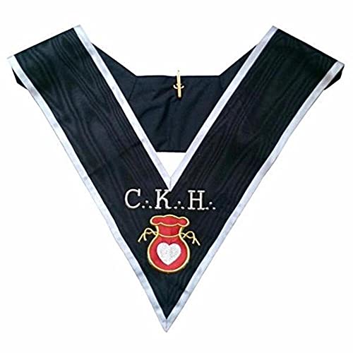 Bricks Masons Masonic Officer's collar - ASSR - 30th degree - CKH - Grand Almoner