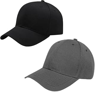 Kit 2 Boné Básico Liso Aba Curva Ajuste Unissex Masculino Baseball