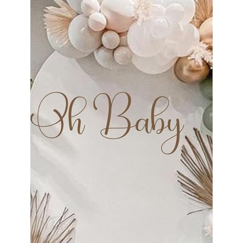 Vinilo decorativo Oh Baby para baby shower miniatura 2
