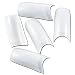 enForten 500pcs Pearl White Acrylic Style Artificial Half French False Fake Nail Tips