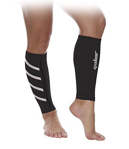 Authentic Crazy Deals Gabor Fitness Graduated 20-25mm Hg Compression Running Leg Sleeves, Medium, Black Exclusive Special Gabor Fitness Graduated 20-25mm Hg Compression Running Leg Sleeves, Medium, Black