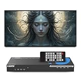 OREI 4K 3x3 Video-Wand-Controller, HDMI/USB-C-Prozessoranzeige, bis zu 1080p-Ausgang – 2 x 2, 1 x 2, 1 x 4, 1 x 3, 2 x 3, 3 x 2, 2 x 4, 4 x 2, unterstützt 180 Grad drehbare RS-232-Audio-Extraktion