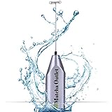 Handheld Electric Milk Frother with Stainless Steel Whisk - Portable Foam Maker