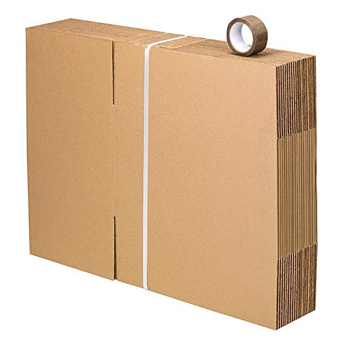 Pack 30 cartons renforcés avec poignées + 1 adhésif offert