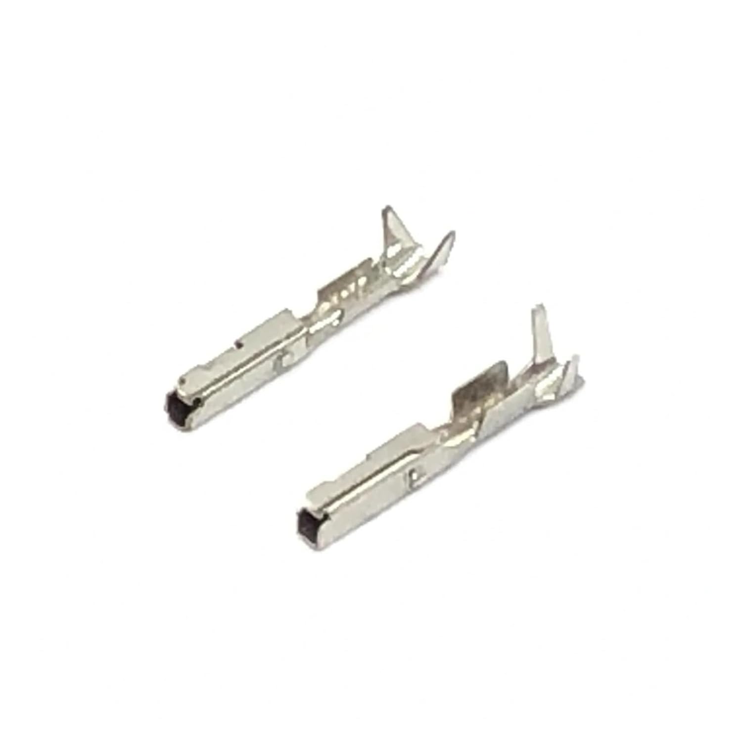 50 Pcs Automotive Crimping Terminal Wiring Harness Connector Tinned Brass Contact 0.6MM Pins 7116-4416-02(500 Pcs)